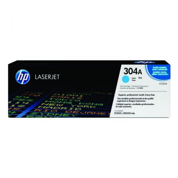 HP - Color LaserJet CP2025 Cyan Cartridge [CC531A]