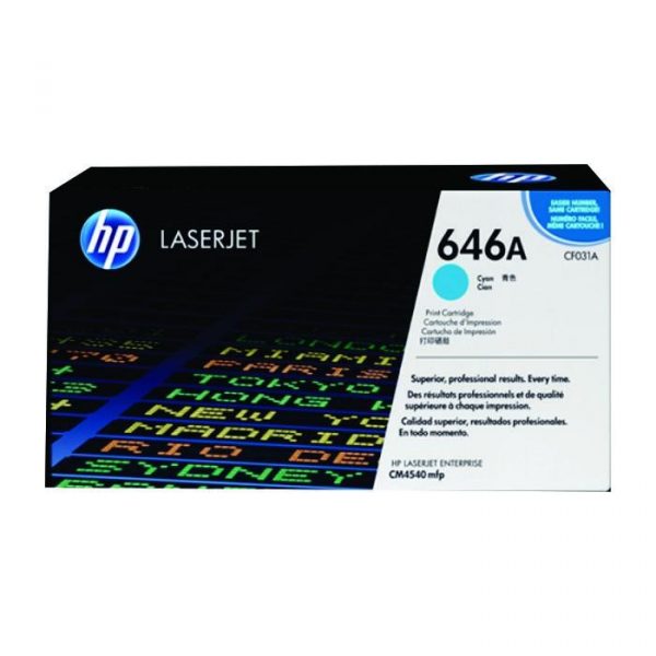HP - LaserJet CM4540 MFP Cyan Cartridge [CF031A]