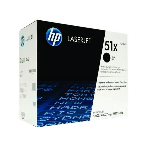 HP - LaserJet P3005/M3027/M3035 Black Cartridge [Q7551X]