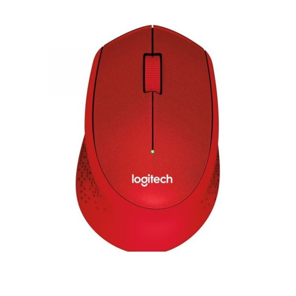 LOGITECH - Wireless Silent Mouse M331 Red