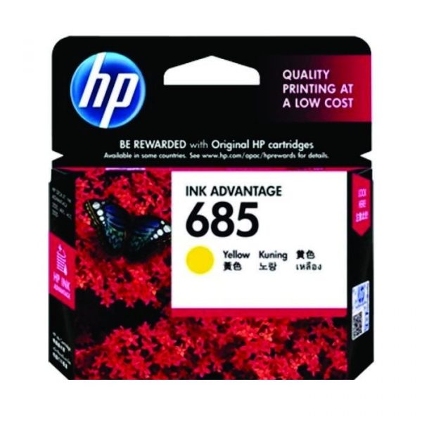 HP - 685 Yellow Ink Cartridge [CZ124AA]
