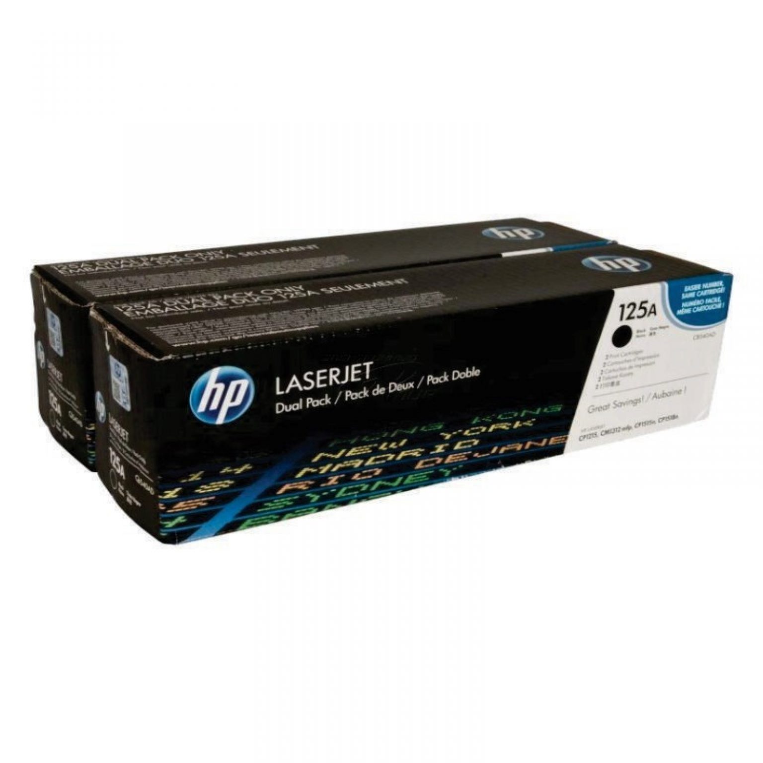 HP - CLJ CB540A Dual Pack Print Cartridge [CB540AD]