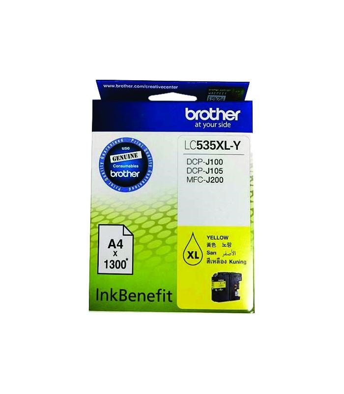 BROTHER - Yellow Ink Cartridge LC-535XLY
