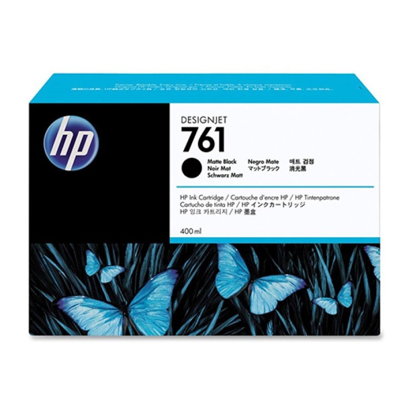 HP - 761 400ml Matte Black Ink Cartridge [CM991A]