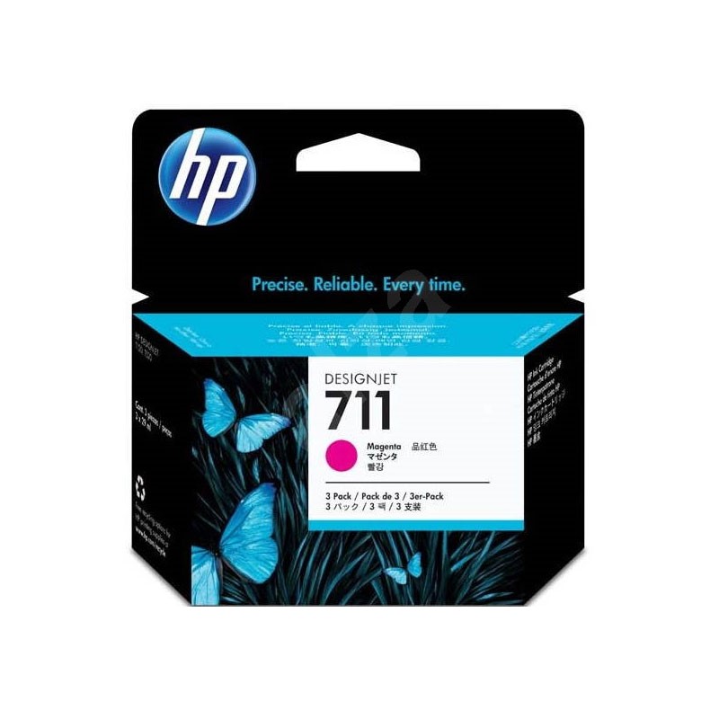HP - 711 3-Pack 29-ml Mag Ink Cartridge [CZ135A]