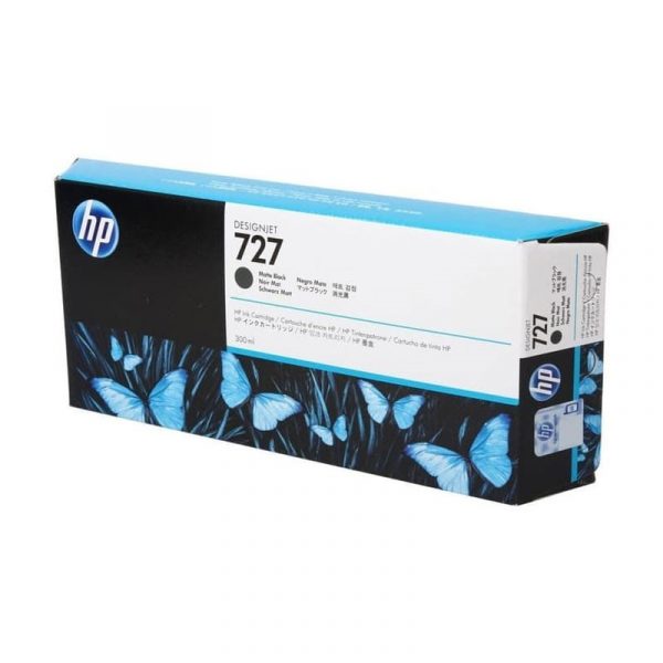 HP - 727 300-ml Matte Black Ink Cartridge [C1Q12A]