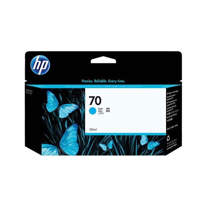 HP - 70 Cyan 130 ml Ink Cartridge [C9452A]